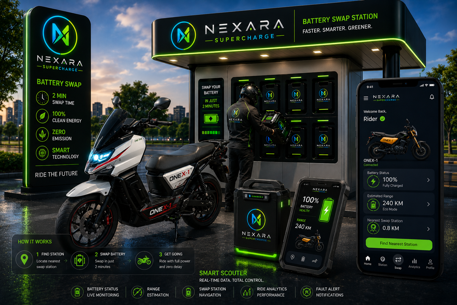EV BIKE & SCOUTER CHARGING STATION
